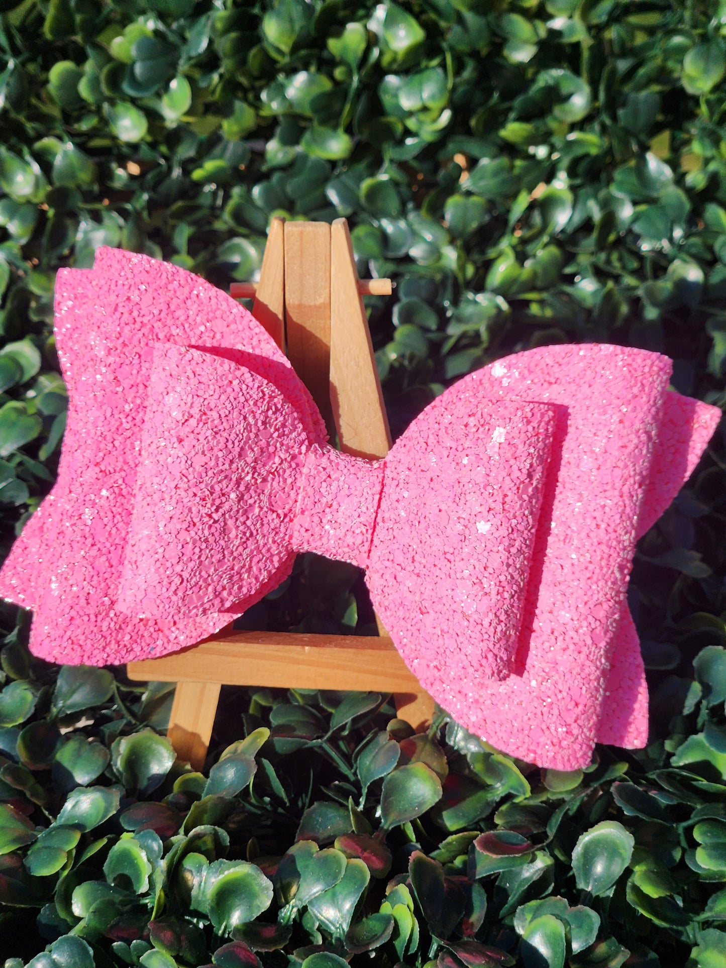 5" Diva Bows Pink & Yellow