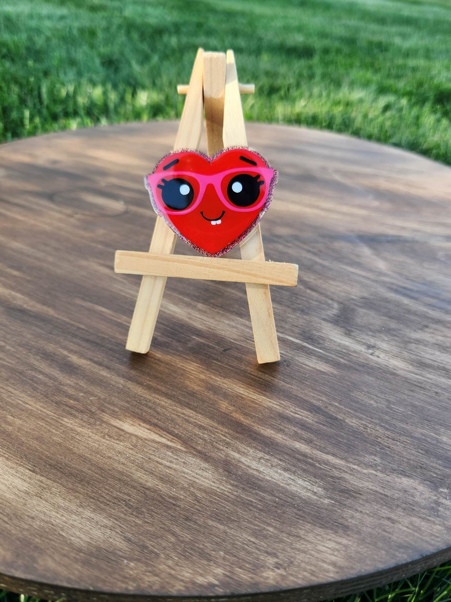 Heart Glasses Topper ONLY