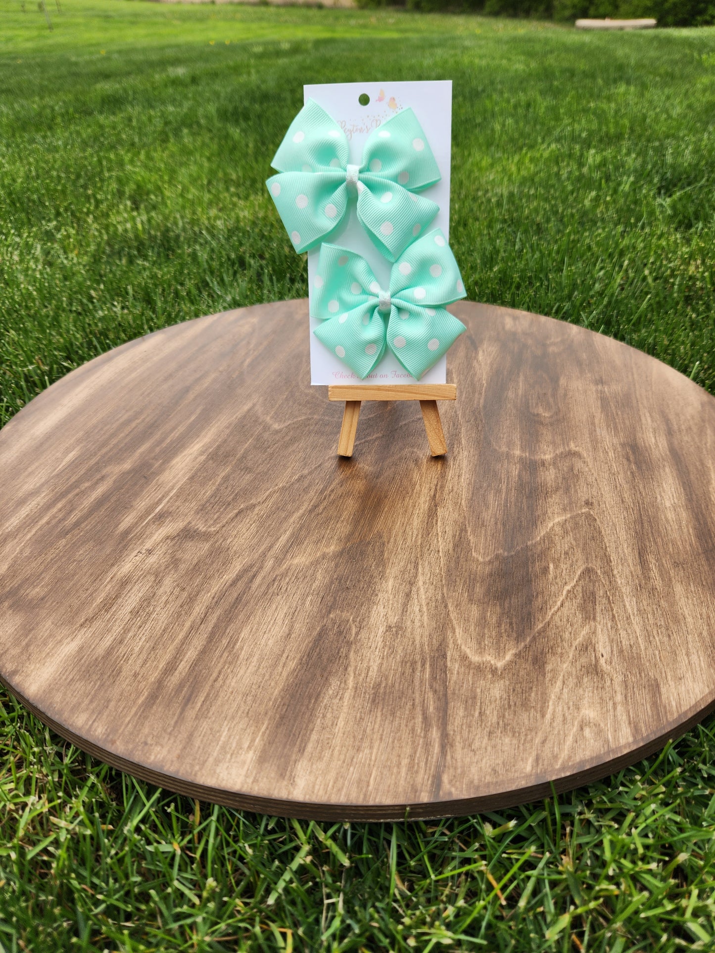 1.5 Ribbon Piggy Set Dots