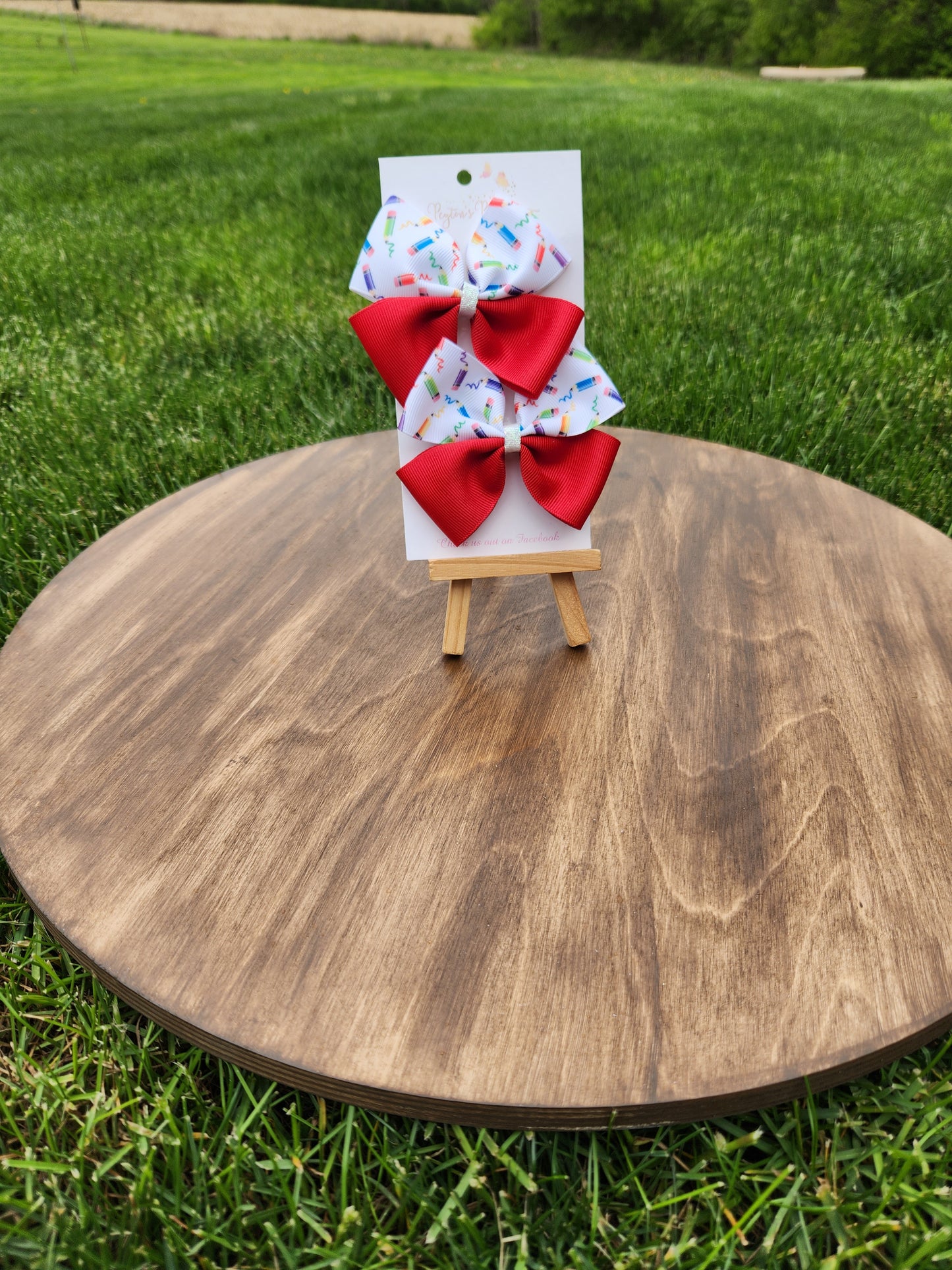 1.5 Ribbon Piggy Set Pencils