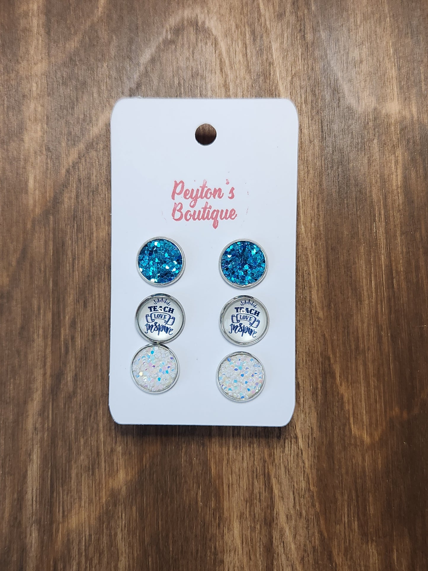12mm Stud Earring Set