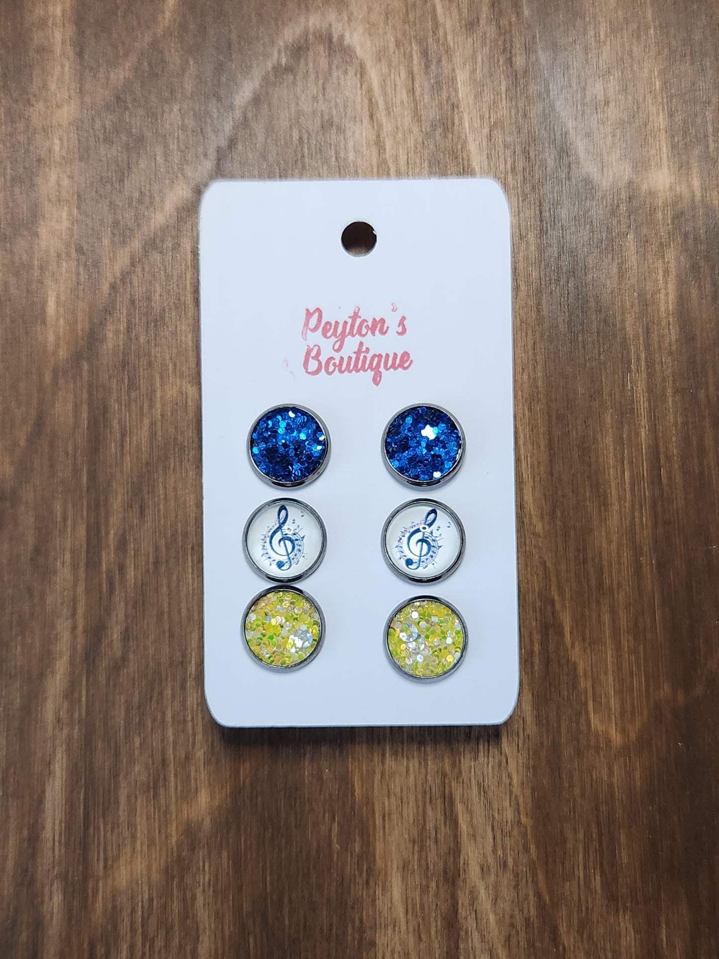 12mm Stud Earring Set