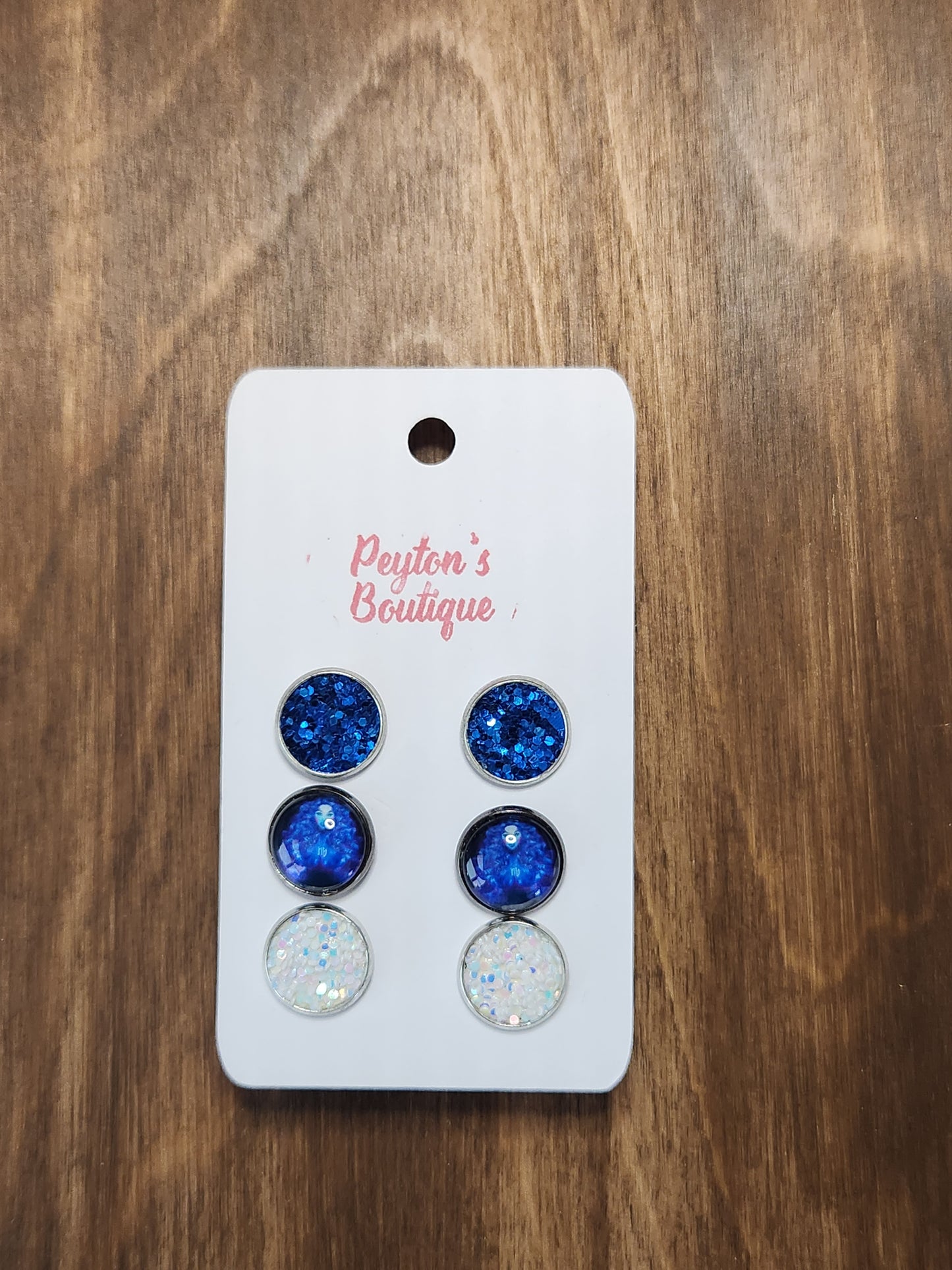 12mm Stud Earring Set