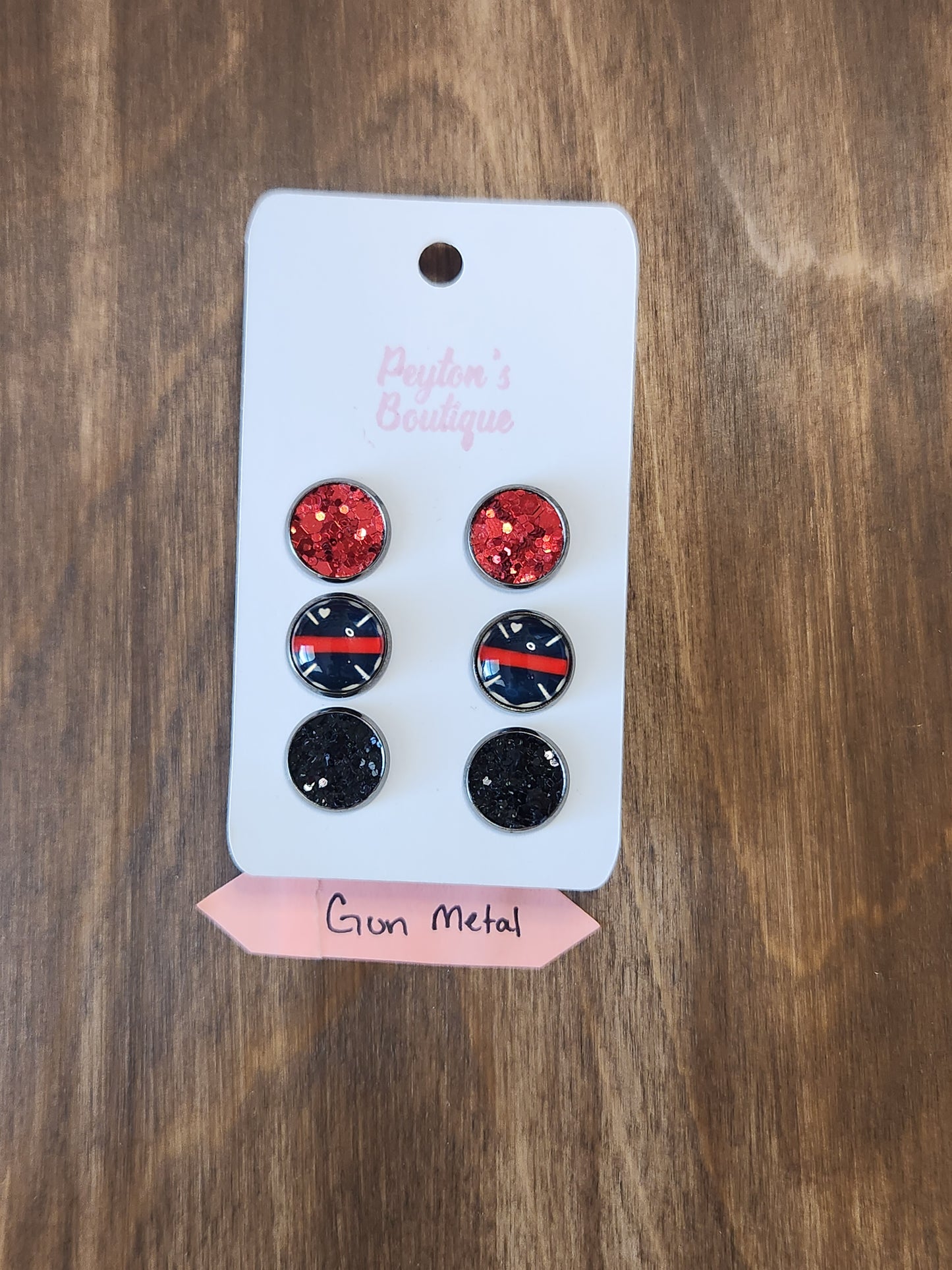 12mm Stud Earring Set First Responders