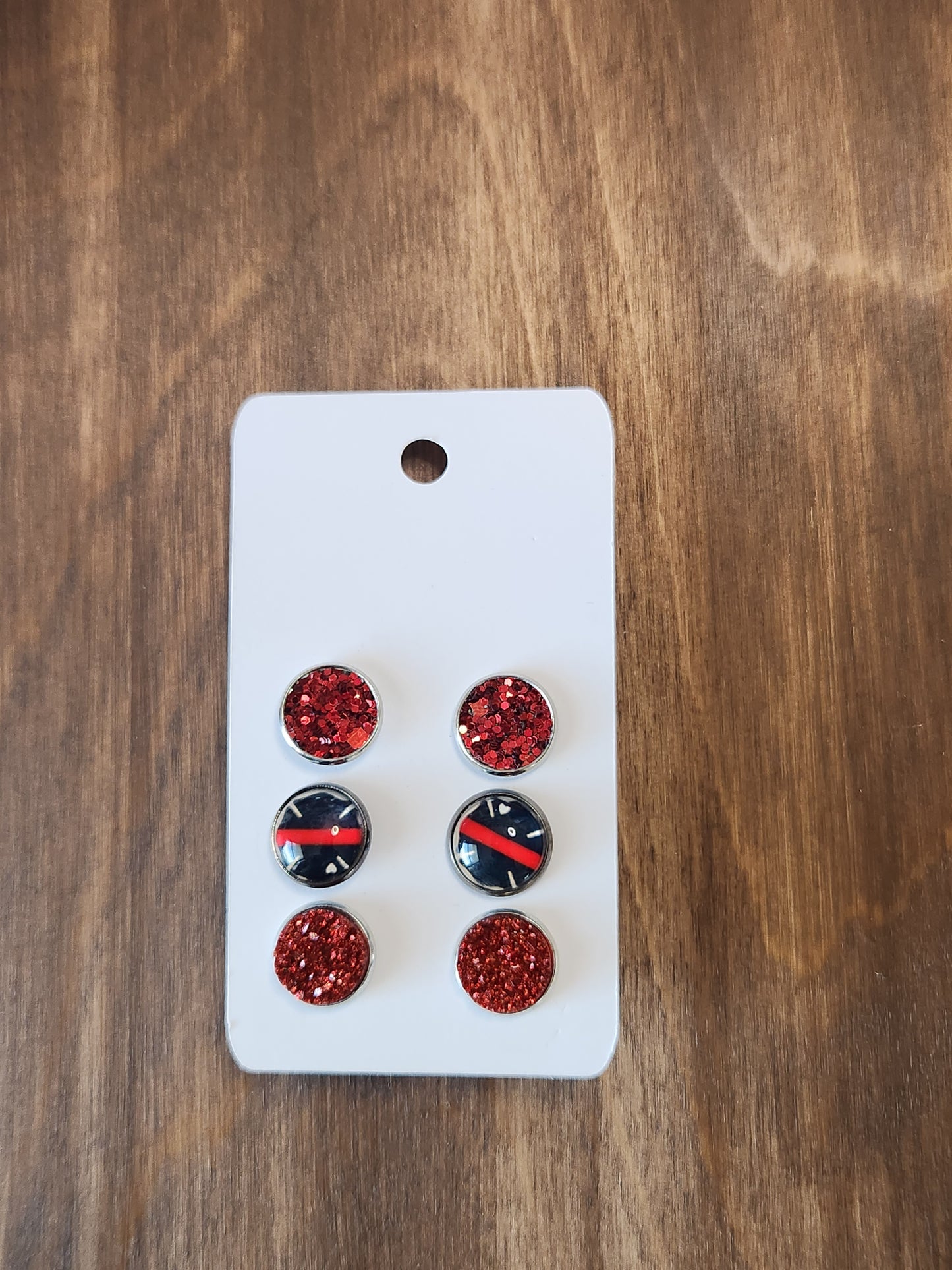 12mm Stud Earring Set First Responders