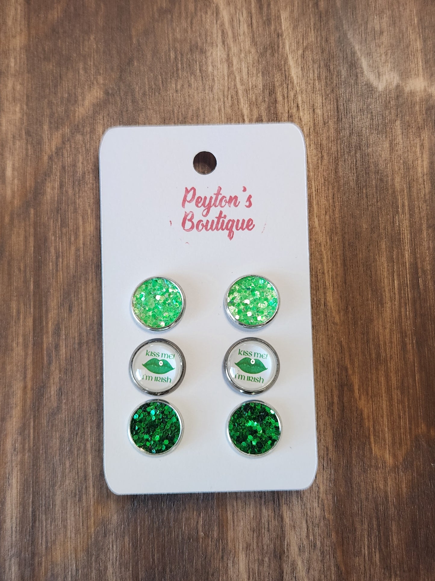 12mm Stud Earring Set