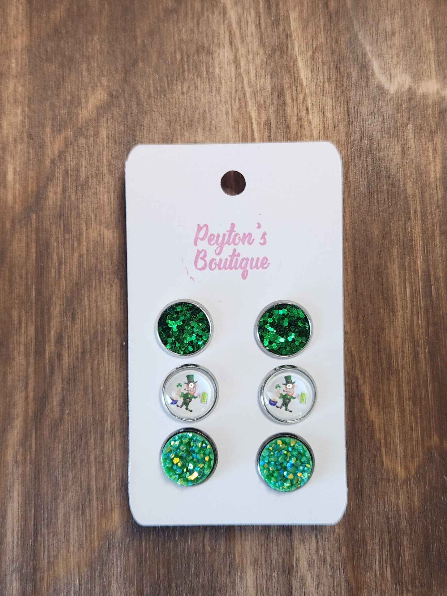 12mm Stud Earring Set