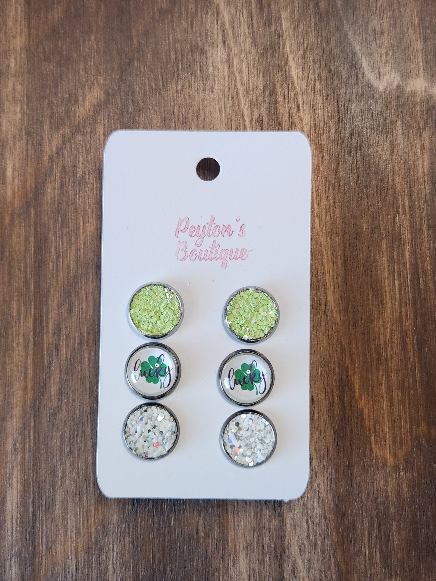 12mm Stud Earring Set
