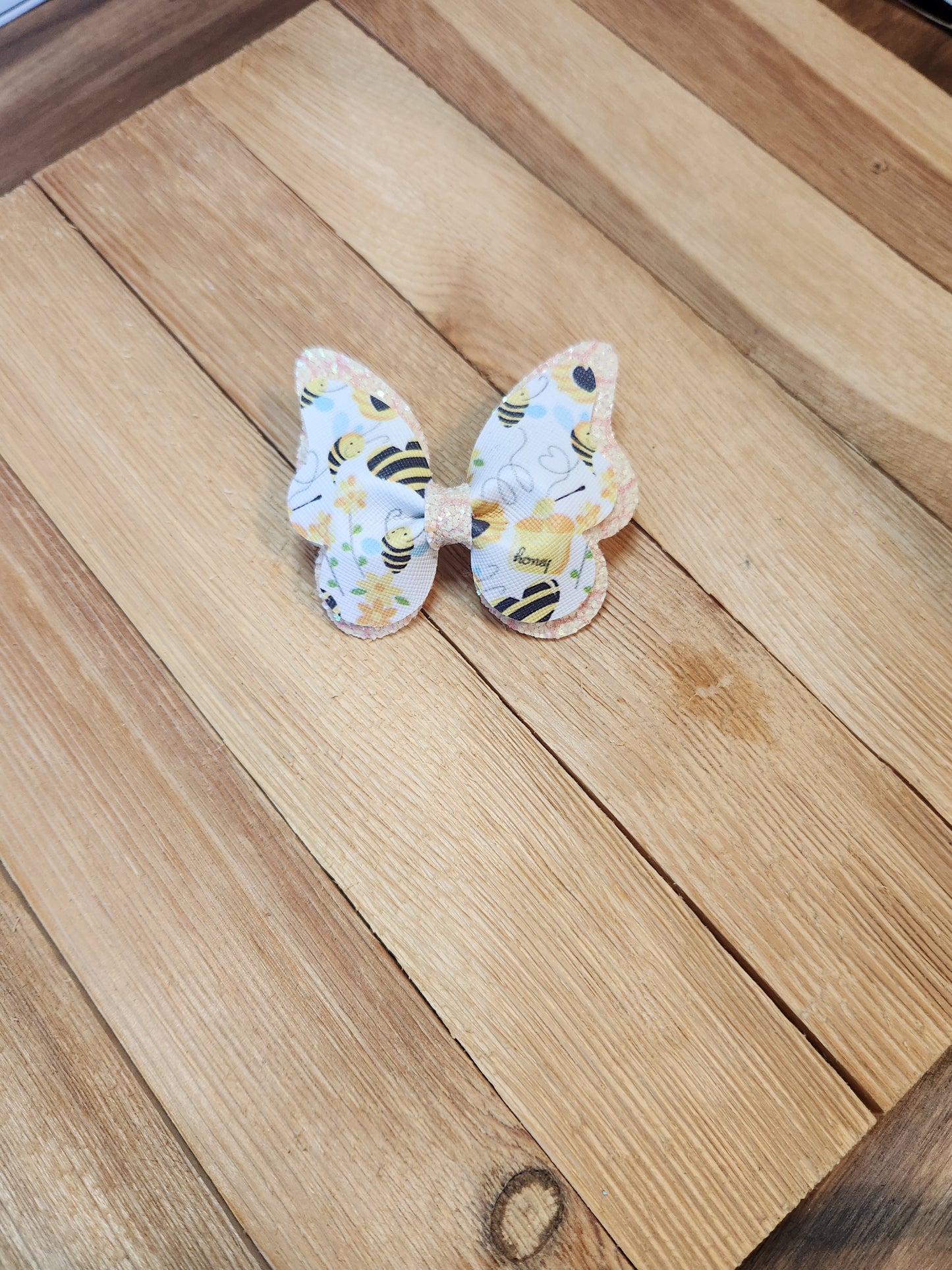 Faux Leather Butterfly Animals