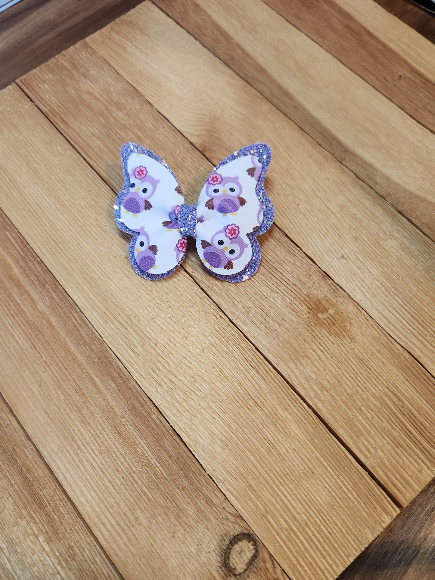 Faux Leather Butterfly Animals