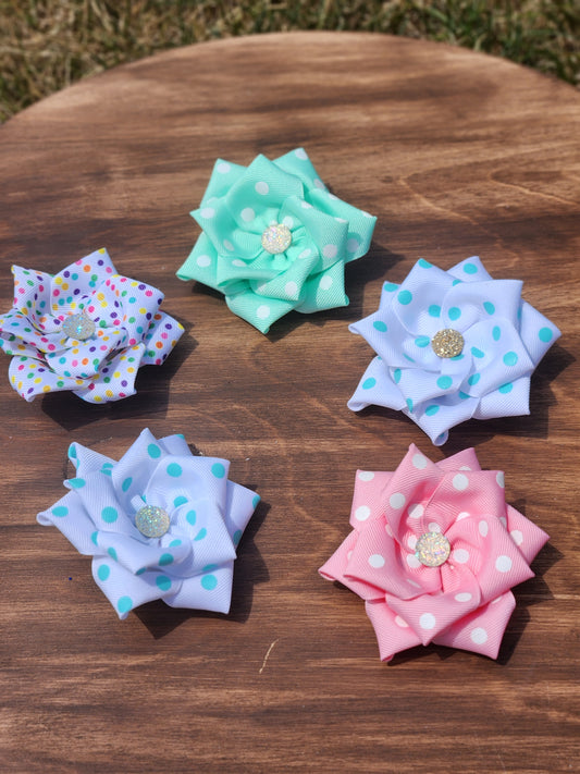 Ribbon Flower Dots