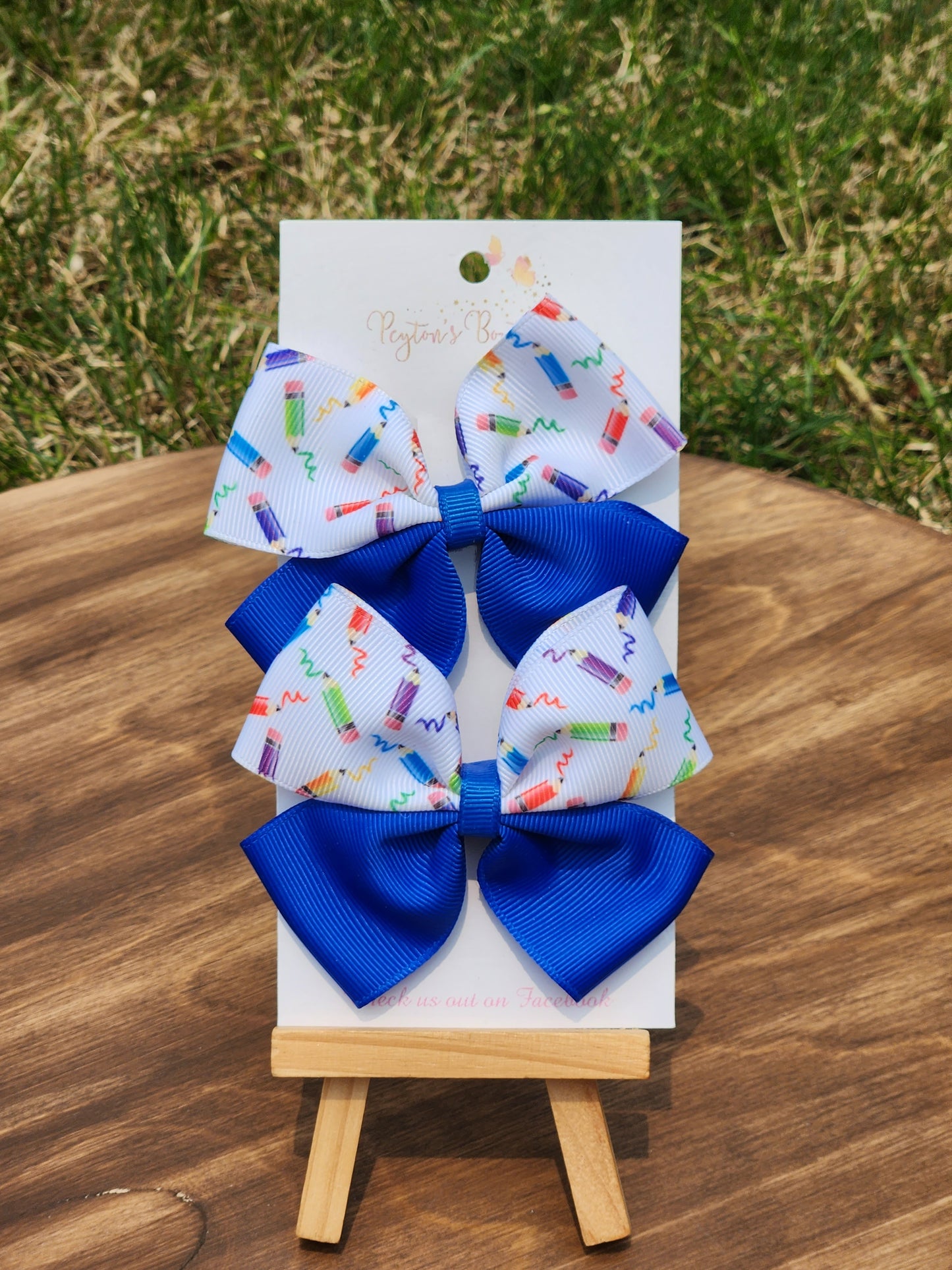 1.5 Ribbon Piggy Set Pencils