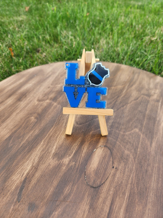 2.5" Police love Magnet