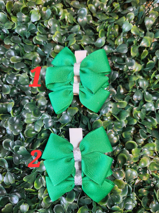 7/8" Ribbon Piggy Color sets Alligator clips