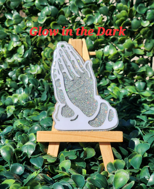 3" Praying Hands Glow in the Dark