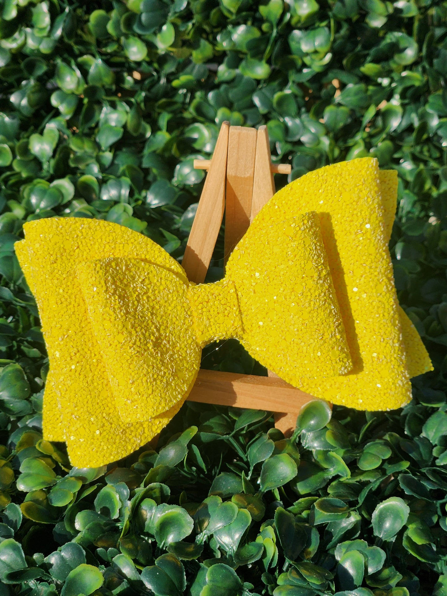 5" Diva Bows Pink & Yellow