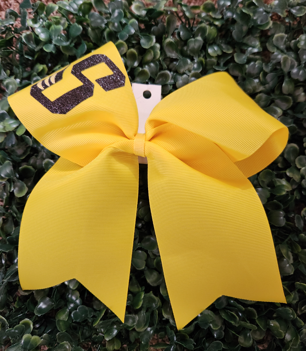 Sidney Cheer Bow with Vinyl
