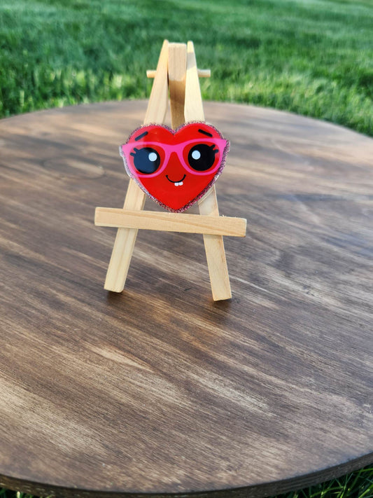 Heart Glasses Topper ONLY