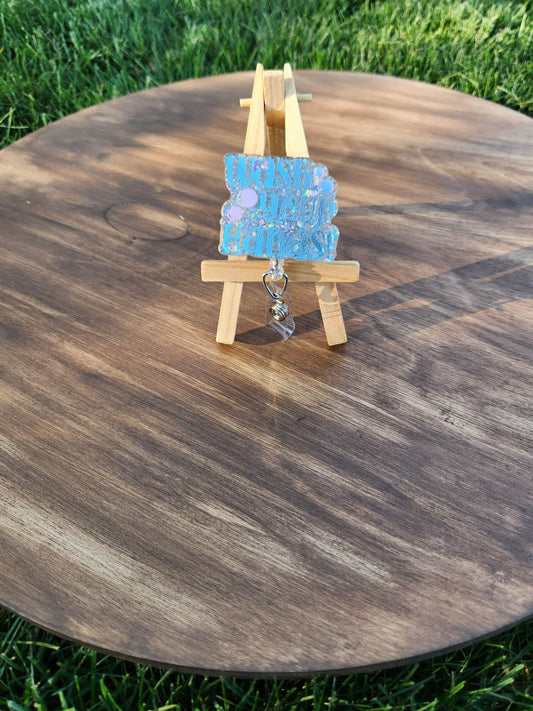 Wash Your Hands Permanent Alligator Clip